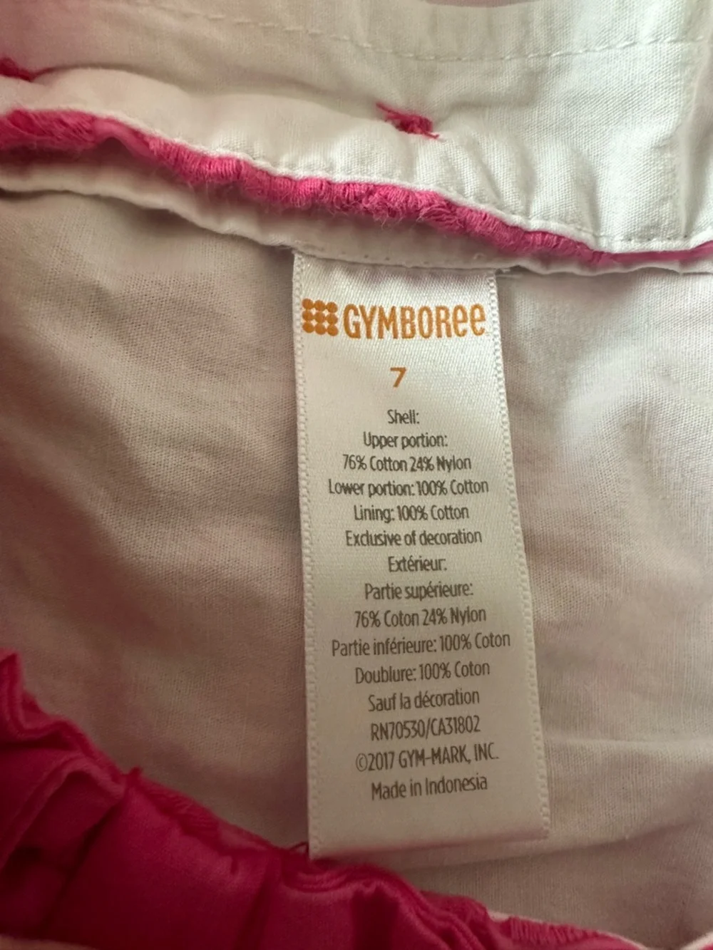 Gymboree Girls Pink Floral Lace Dress - EUC